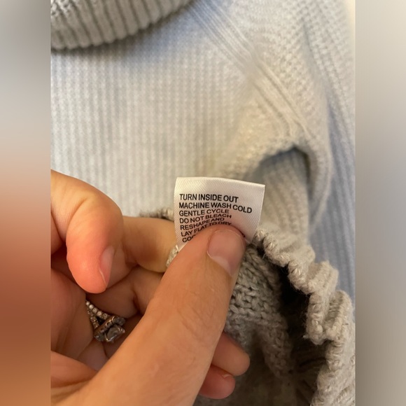 41 Hawthorn Sharon Cowl Neck Cable Knit Sweater Size Large - Picture 8 of 8